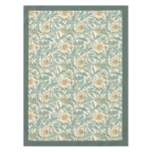 Nappe William Morris Pimpernel vert ivoire bleu (Devant)