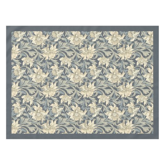 Nappe William Morris Pimpernel vert pastel neutre (Devant (Horizontal))