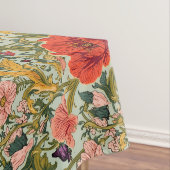 Nappe William Morris Poppies Floral Art Nouveau Pattern  (In Situ)