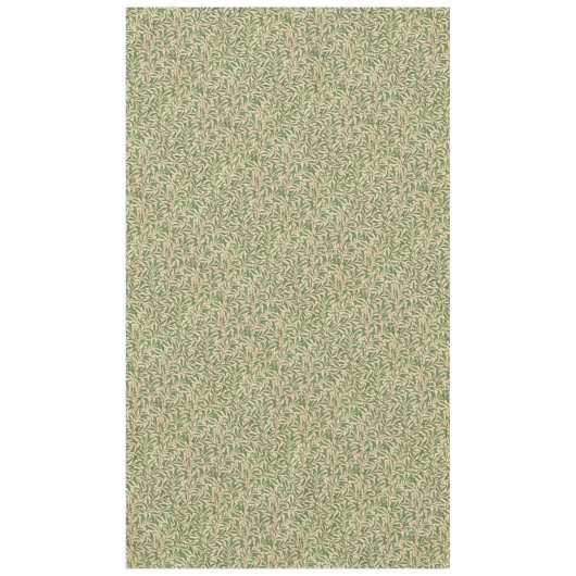 Nappe William Morris Willow Bough Green Willow Feuilles (Devant)