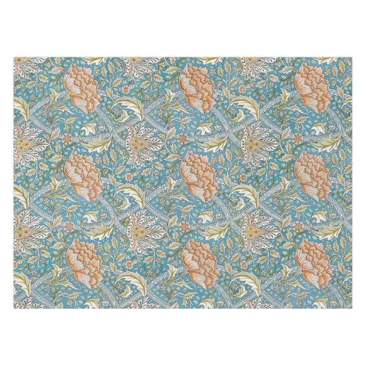 Nappe William Morris Windrush Floral Pattern Blue (Devant (Horizontal))