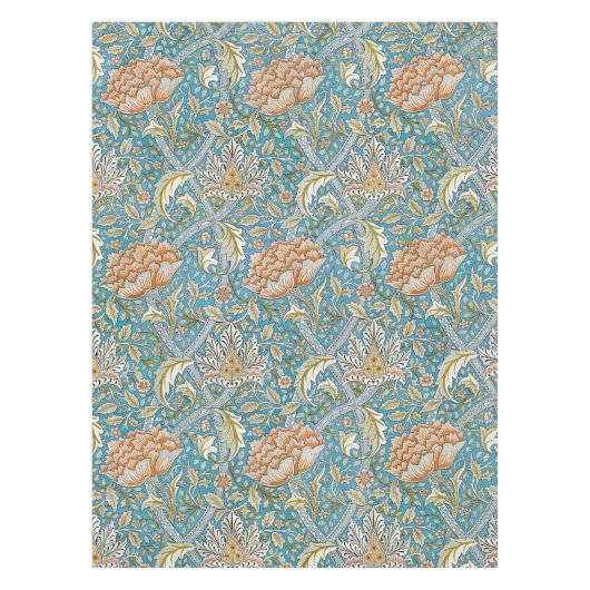 Nappe William Morris Windrush Floral Pattern Blue (Devant)