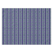 Nappe Winter Dark Blue et Green Christmas Fair Isle (Devant (Horizontal))