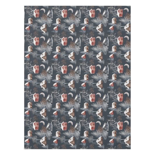 Nappe Winter Woodland Pattern  (Devant)