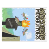Nappe Wisconsin Mosquitoes Cartoon (Devant (Horizontal))
