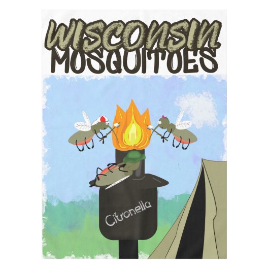 Nappe Wisconsin Mosquitoes Cartoon (Devant)