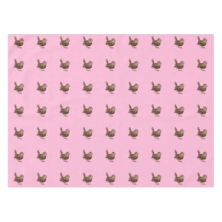 Nappe Wren Bird Chanter haut et belle chanson rose