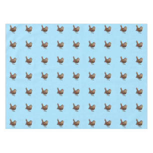 Nappe Wren Bird chanter haut et belle chanson Sky Blue