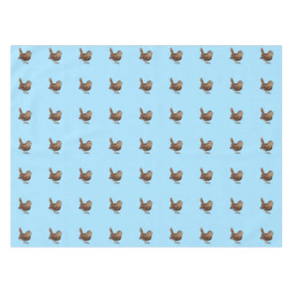 Nappe Wren Bird chanter haut et belle chanson Sky Blue
