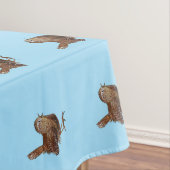 Nappe Wren Bird chanter haut et belle chanson Sky Blue (In Situ)
