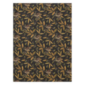Nappe Wrens et cors sur noir (Devant)