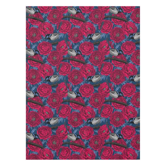 Nappe Wrens in the peonies (Devant)