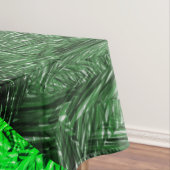 Nappe Xadrez verde falsa grama ou folhas de coqueiro. (In Situ)