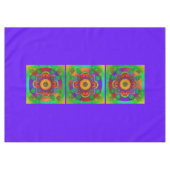 Nappe YANTRA - grande roue - violet vert (Devant (Horizontal))