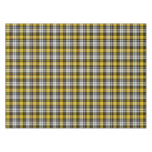 Nappe Yellow Black White Plaid Tartan Pattern Design  (Devant (Horizontal))