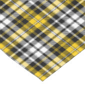 Nappe Yellow Black White Plaid Tartan Pattern Design  (Angle)