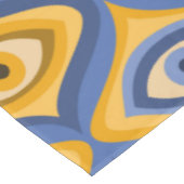 Nappe Yellow Blue Eye Art Déco Motif géométrique (Angle)