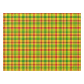 Nappe Yellow Red Green Plaid Tartan Design  (Devant (Horizontal))