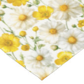 Nappe Yellow Watercolor Wildflower Pattern  (Angle)