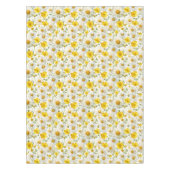 Nappe Yellow Watercolor Wildflower Pattern  (Devant)