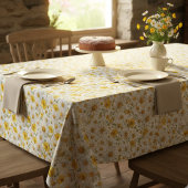 Nappe Yellow Watercolor Wildflower Pattern 
