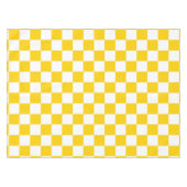 Nappe Yellow White Checkered Check Pattern (Devant (Horizontal))
