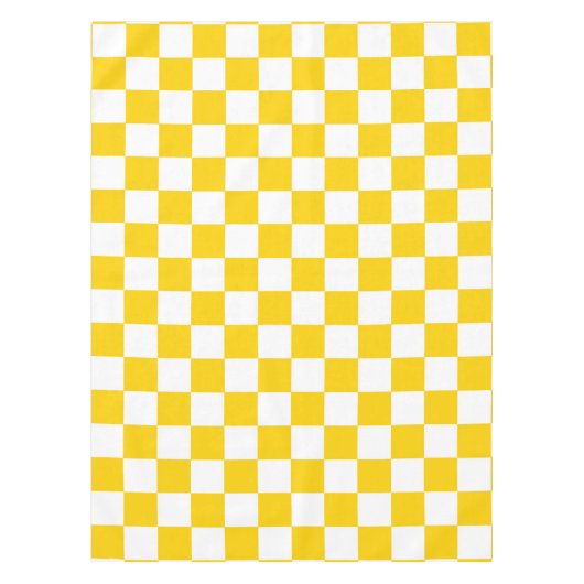 Nappe Yellow White Checkered Check Pattern (Devant)