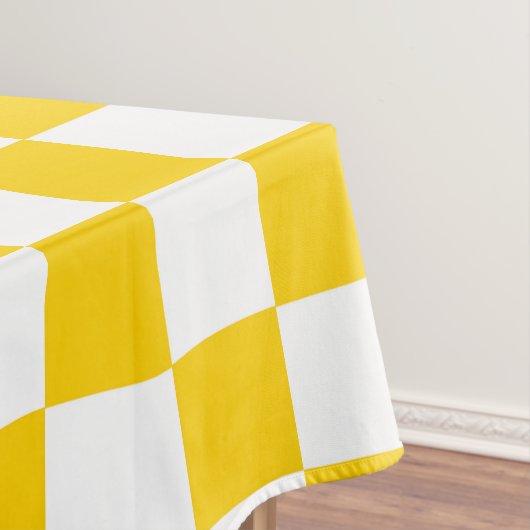 Nappe Yellow White Checkered Check Pattern (In Situ)