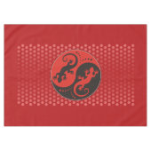 Nappe YIN & YANG Geckos black red + your background idea (Devant (Horizontal))