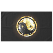 Nappe Yin Yang or sur noir (Devant (Horizontal))