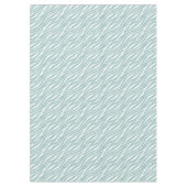 Nappe Zebra Imprimer Blanc Sage Vert mignon Moderne Moti (Devant)