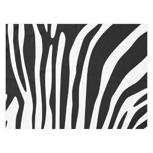 Nappe Zebra noir et blanc (Devant (Horizontal))
