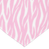 Nappe Zebra Print Blanc clair rose tendance Motif (Angle)