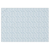 Nappe Zebra Print White Powder Blue Cute Modern Motif (Devant (Horizontal))