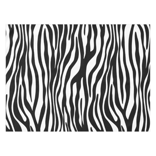 Nappe Zebra Print, Zebra Stripes, Noir Et Blanc (Devant (Horizontal))