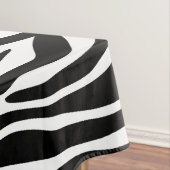 Nappe Zebra Print, Zebra Stripes, Noir Et Blanc (In Situ)