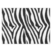 Nappe Zebra Stripes noir et blanc | Poster de animal Saf (Devant (Horizontal))