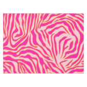 Nappe Zebra Stripes rose Orange Poster de animal sauvage (Devant (Horizontal))