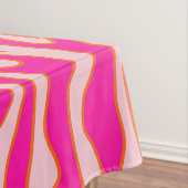 Nappe Zebra Stripes rose Orange Poster de animal sauvage (In Situ)
