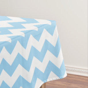 Nappe Zigzag bleu, Chevron bleu, Motif géométrique