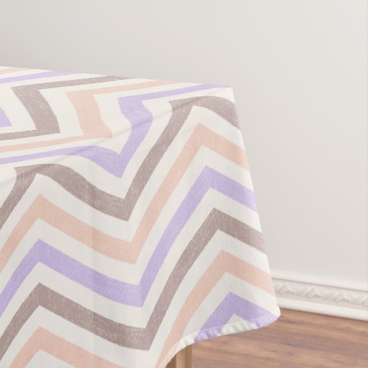 Nappe ZigZag Blush Pink Lavender (In Situ)