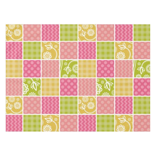 Nappe Zigzag, Chevron, Pois, En vichy, Patchwork (Devant (Horizontal))