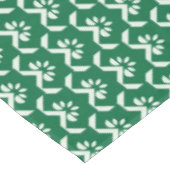 Nappe Zigzag floral vert (Angle)