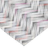 Nappe Zigzag, géométrique, gris, lilas, rose, noir, band (Angle)