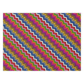 Nappe Zigzag multicolore Chevron Design noir (Devant (Horizontal))