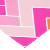 Nappe Zigzag Pink Et Orange Chevron (Angle)