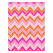 Nappe Zigzag Pink Et Orange Chevron (Devant)