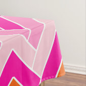 Nappe Zigzag Pink Et Orange Chevron (In Situ)