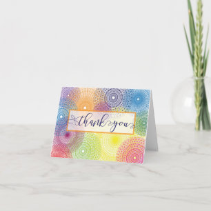 Napperon coloré et de fête de Merci