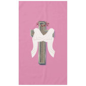 Nappes Arrière - plan de ménage lin rose (Devant)